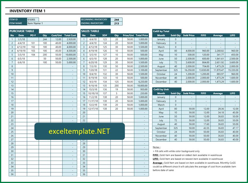 Cost of Goods Sold Calculator The Spreadsheet Page