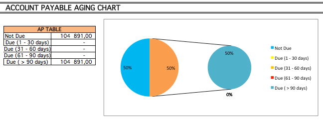 Account Payable chart