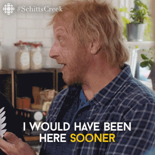 Blond man with messy hair saying he's sorry for being late because he got electrocuted 3 times