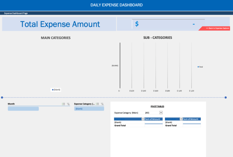 Daily Expenses Sheet Overview