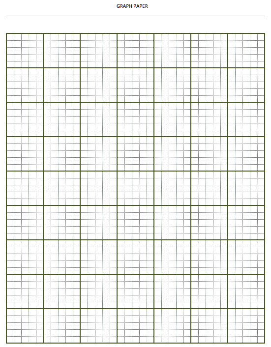 Engineering Graph Paper Template 02 inch