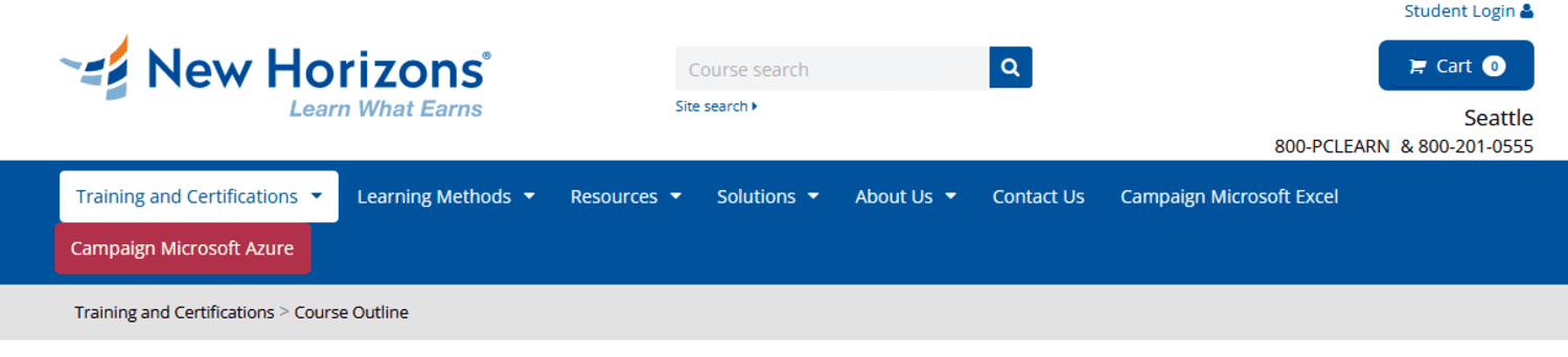 Excel 2016 Part 1 from New Horizons