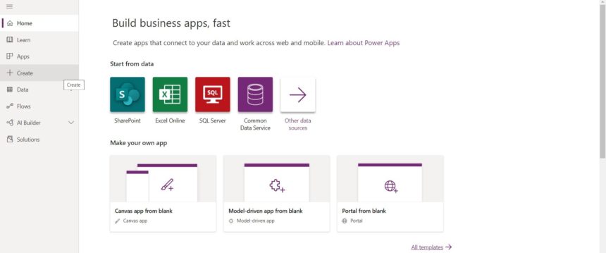 Excel Data Entry Form MS Power Apps