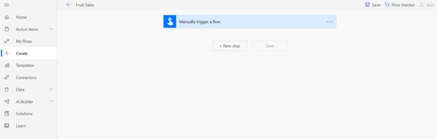 Excel Data Entry Form Power Automate Manual Trigger
