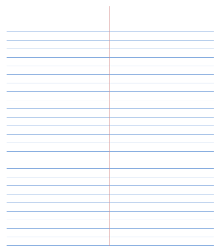 Gregg Ruled Paper US Letter