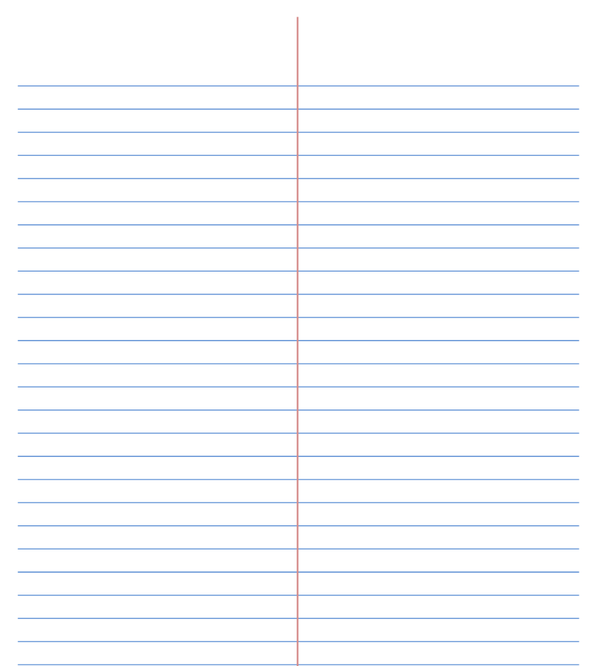 Gregg Ruled Paper US Letter