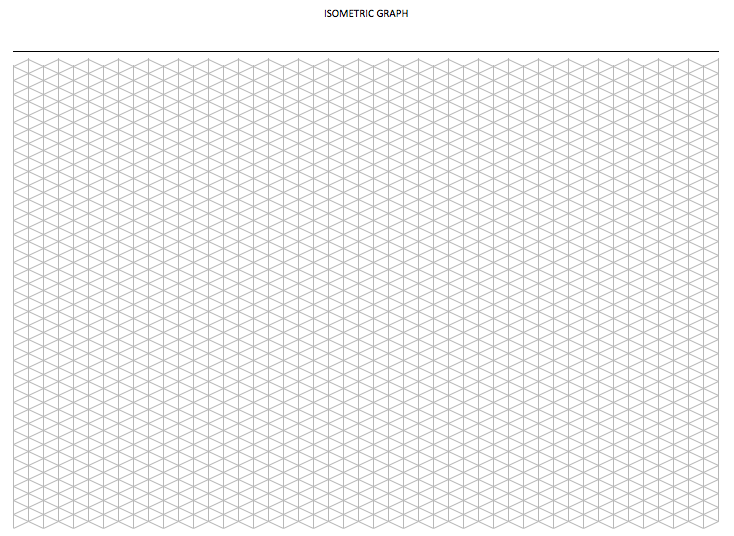 Isometric Graph Template landscape