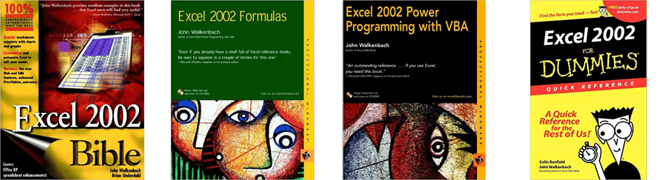 John Walkenbach Books Excel 2002