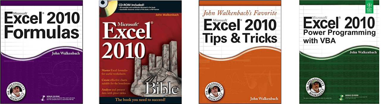 John Walkenbach Books Excel 2010