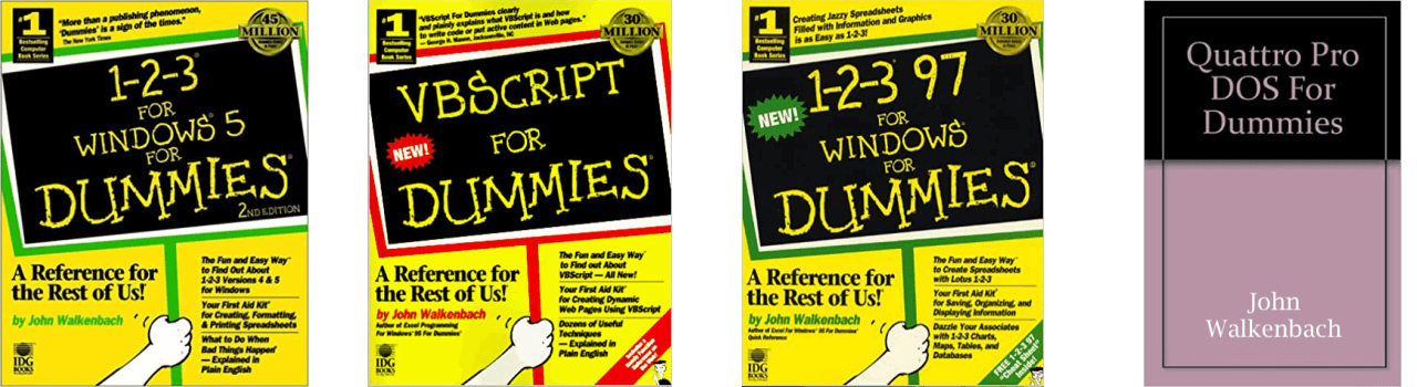 John Walkenbach Books Non Excel