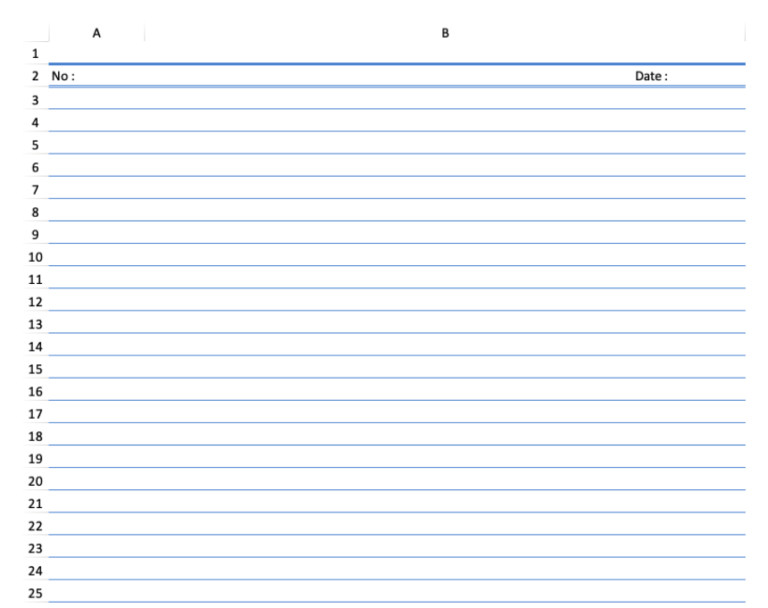 Lined Paper US Letter