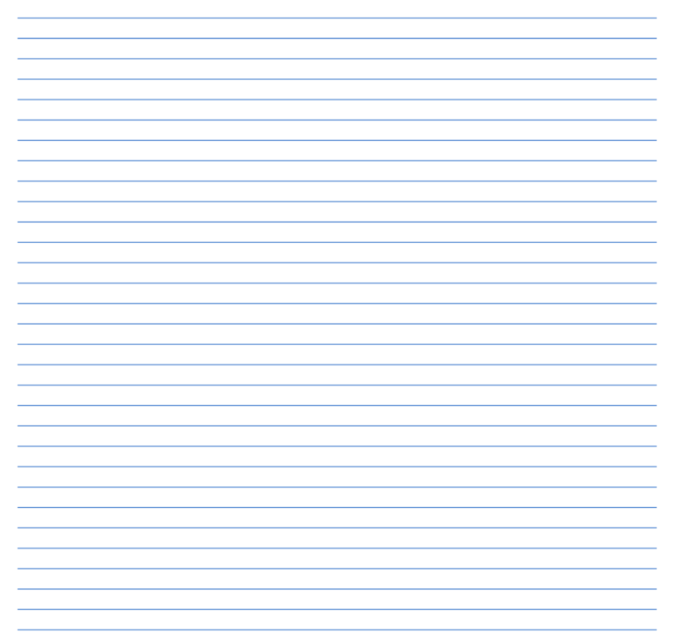 Narrow Ruled Paper US Letter