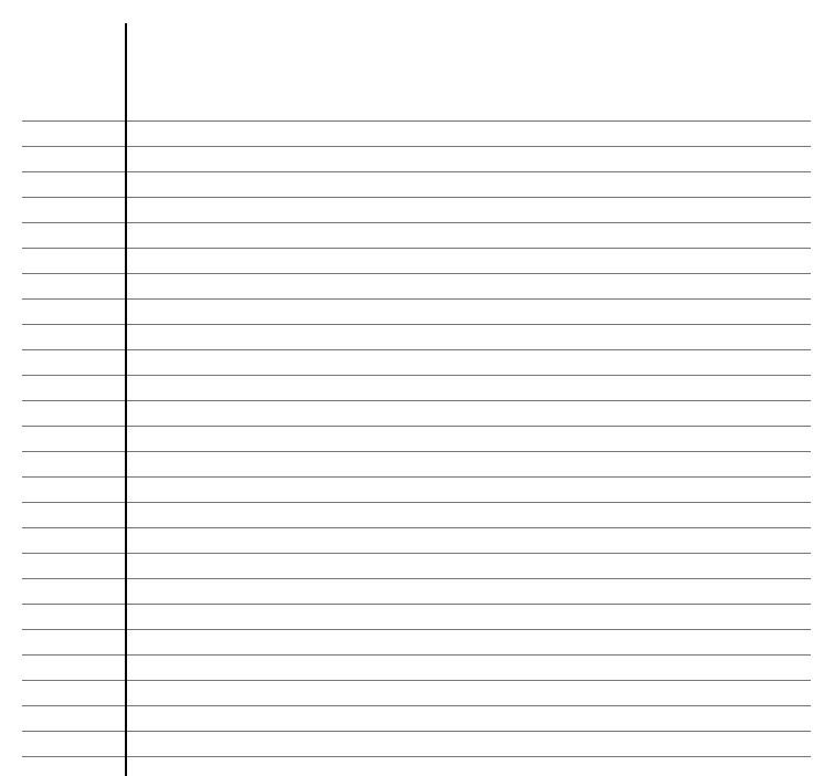 Notebook Paper BW US Letter
