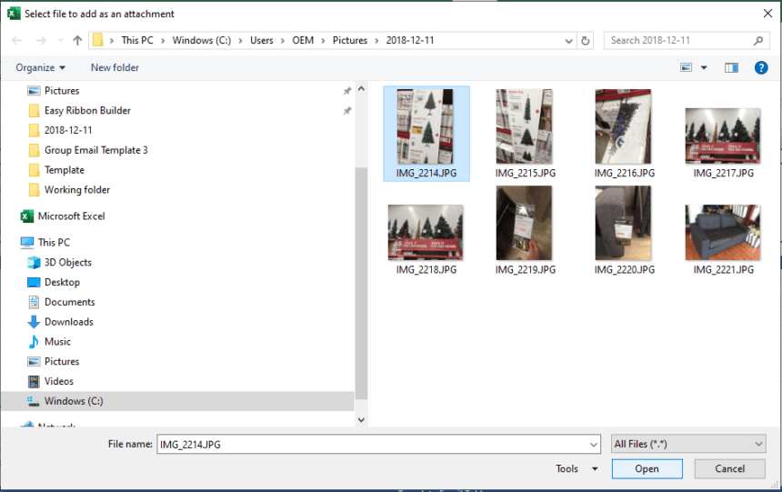 Automate Sending Emails From Excel Select File
