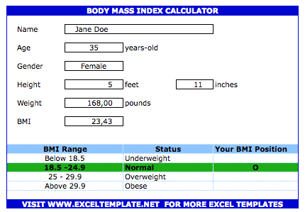 Simple BMI Calculator