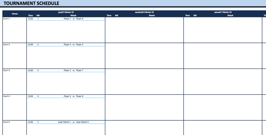 Single and Double Elimination Bracket Creator best 3 schedule