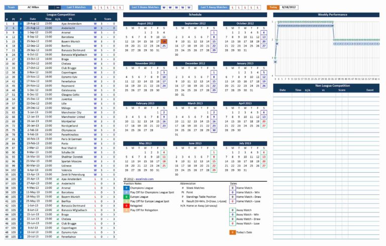 Soccer League Creator Team Information